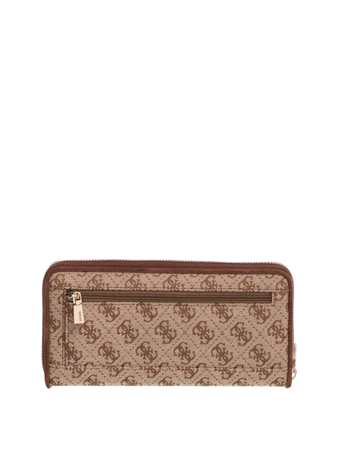 GUESS 2 USCITA Portafoglio Maxi Samantha Guess - Beige Latte Logo/Brown