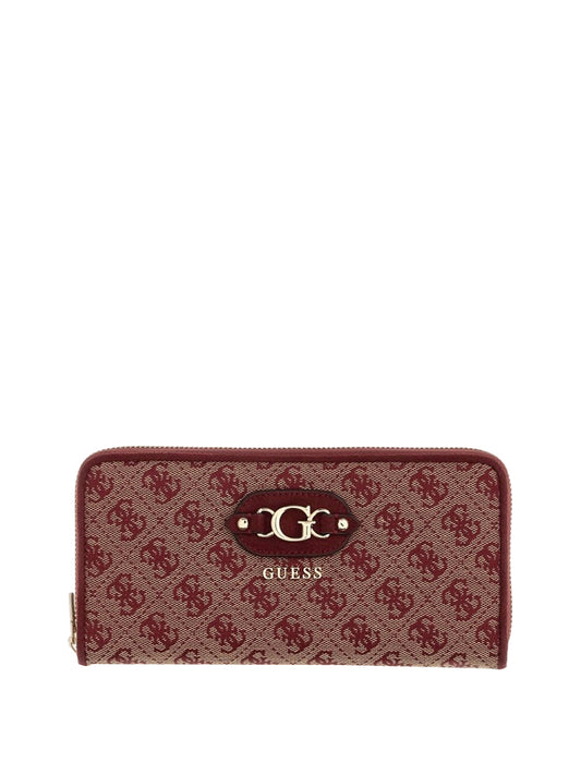 GUESS 2 USCITA Portafoglio Maxi Samantha Guess - Merlot Logo