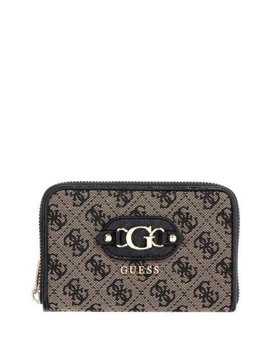 GUESS 2 USCITA Portafoglio Samantha Guess - Nero Multi Black Logo