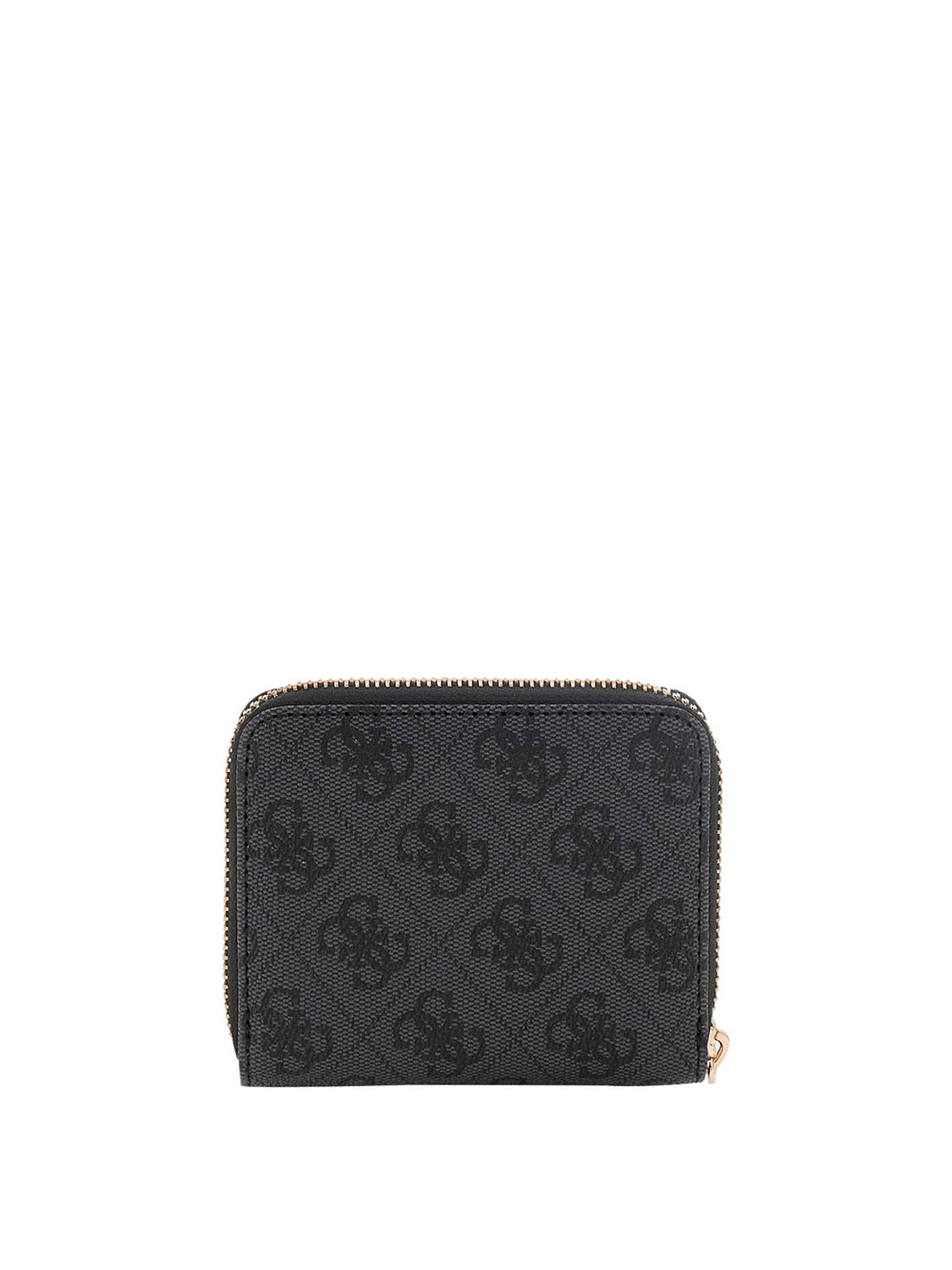 GUESS 2 USCITA Mini Portafoglio Guess Laurel Zip Around - Nero Coal Logo