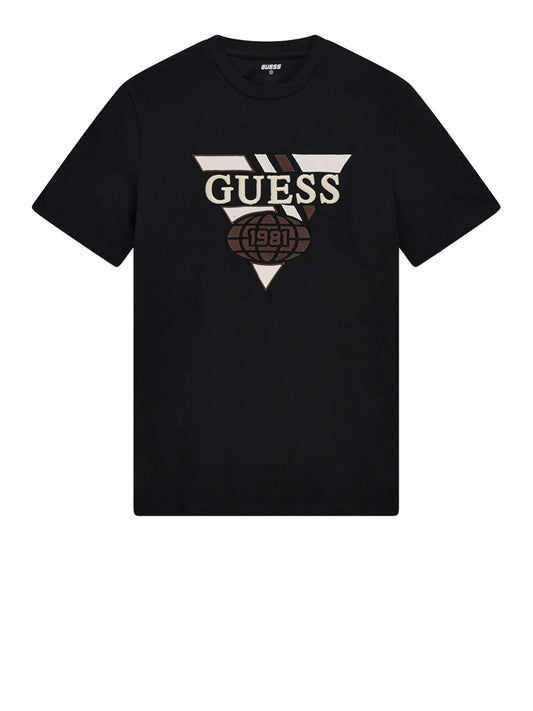 GUESS 2 USCITA T-Shirt Guess Crystals - Nero Jet Black A996