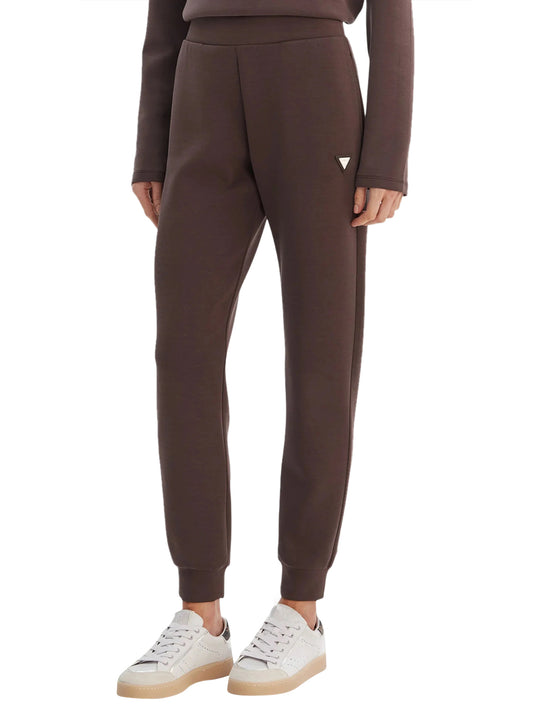 GUESS ATHLEISURE 1 USCITA Guess Pantalone Tuta Olympe - Coffee Coffee Roast