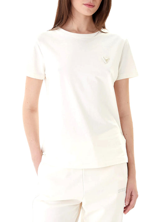GUESS ATHLEISURE 1 USCITA Guess T-Shirt Colette Avorio Avorio