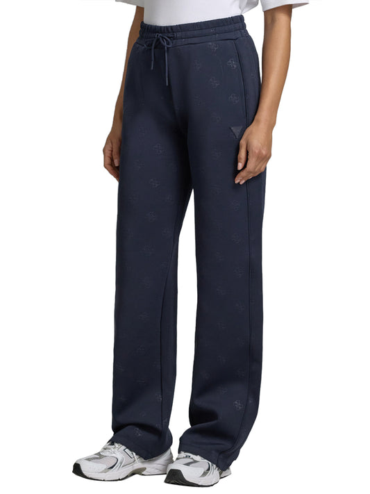 GUESS ATHLEISURE 1 USCITA Guess Pantalone Tuta Con Logo 4G - Navy NAVY