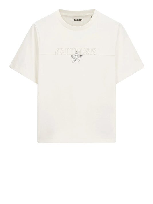 GUESS ATHLEISURE 1 USCITA Guess T-Shirt Agena - White Dove white