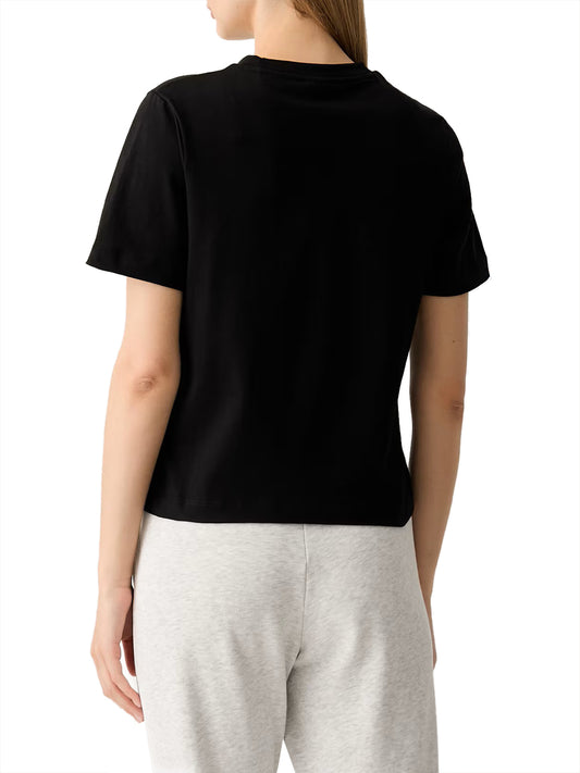 GUESS ATHLEISURE 1 USCITA Guess T-Shirt Agena - Nero Jet Black A996