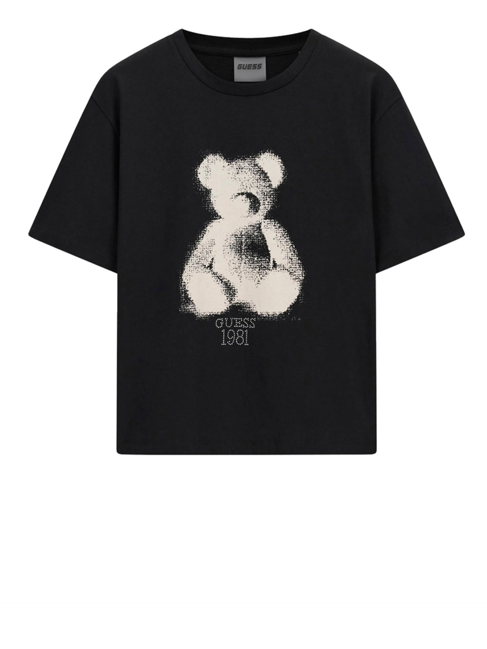 GUESS ATHLEISURE 1 USCITA Guess T-Shirt Bear - Nero Jet Black A996