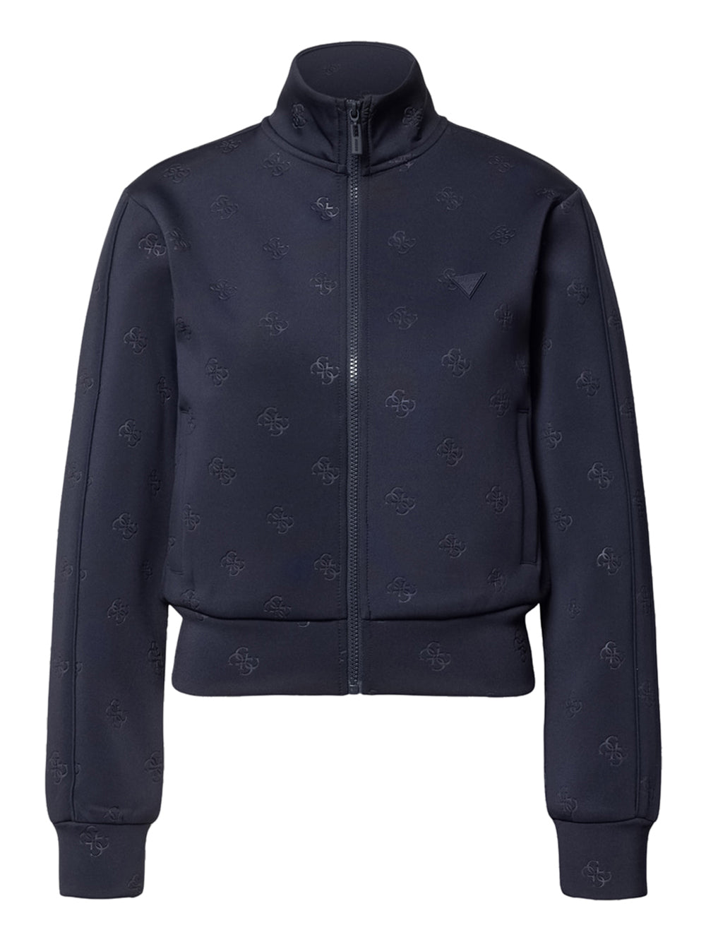 GUESS ATHLEISURE 1 USCITA Guess Felpa Zip Calista 4G All Over - Navy NAVY