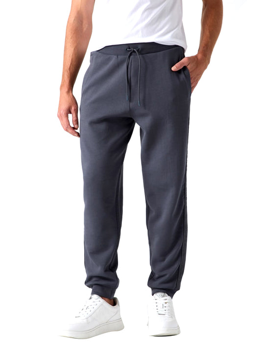 GUESS ATHLEISURE 1 USCITA Pantatuta Guess Tinta Unita Blue Grey Shadow Blue