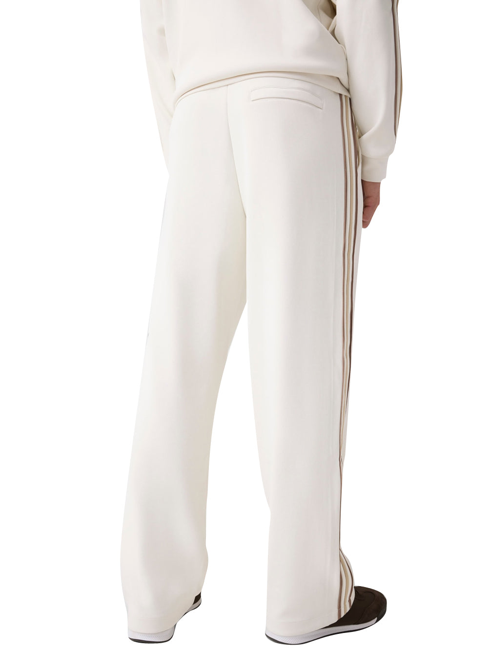 GUESS ATHLEISURE 1 USCITA Guess Jogger Vicktor Con Banda Laterale - Bianco Mountain White