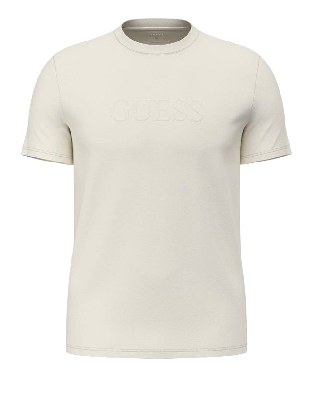 GUESS ATHLEISURE 1 USCITA Guess T-Shirt Con Logo Ricamato - Bianco Mountain White