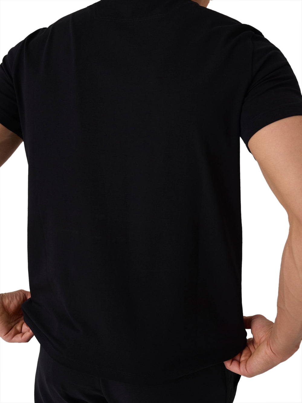 GUESS ATHLEISURE 1 USCITA Guess T-Shirt Con Logo Ricamato - Nero Jet Black A996