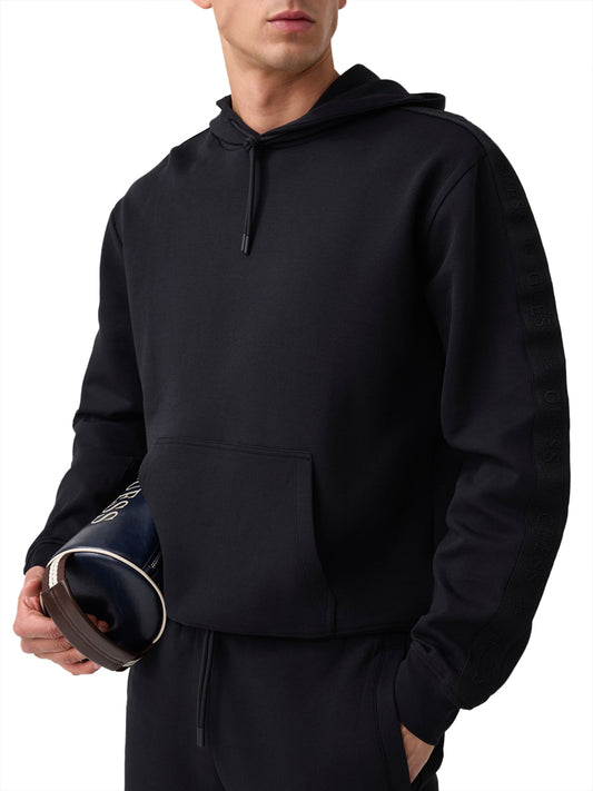 GUESS ATHLEISURE 1 USCITA Guess Felpa Con Bande Laterali - Nero Jet Black A996
