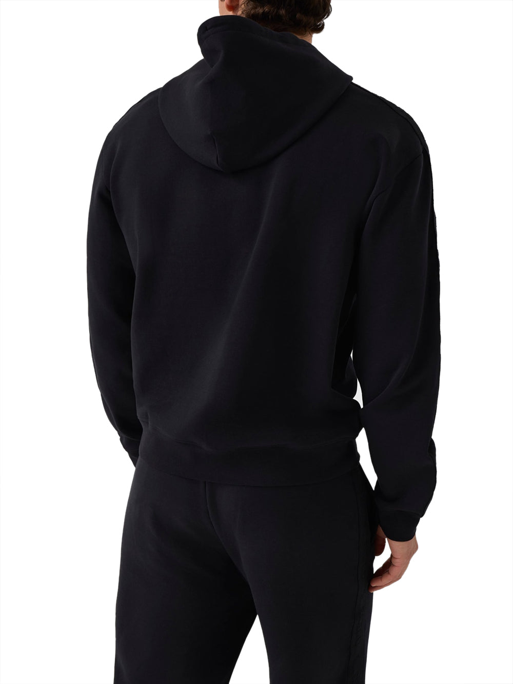 GUESS ATHLEISURE 1 USCITA Guess Felpa Con Bande Laterali - Nero Jet Black A996