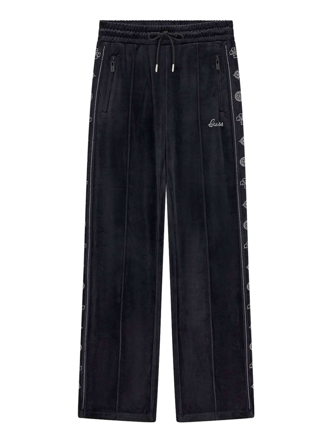 GUESS ATHLEISURE 2 USCITA Guess Pantatuta Amalia Skinny - Nero Jet Black A996