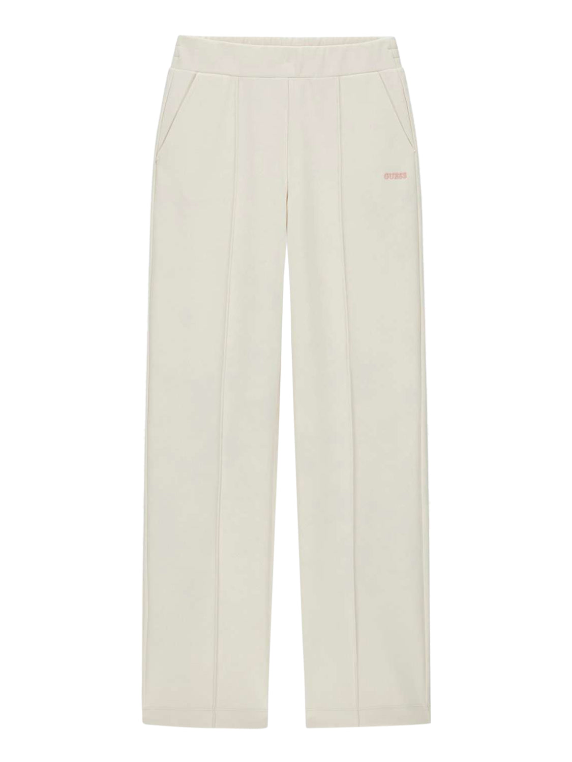 GUESS ATHLEISURE 2 USCITA Guess Pantalone Fabrizia Wide - Bianco Cream white
