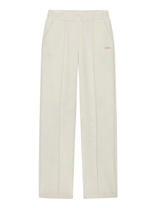 GUESS ATHLEISURE 2 USCITA Guess Pantalone Fabrizia Wide - Bianco Cream white