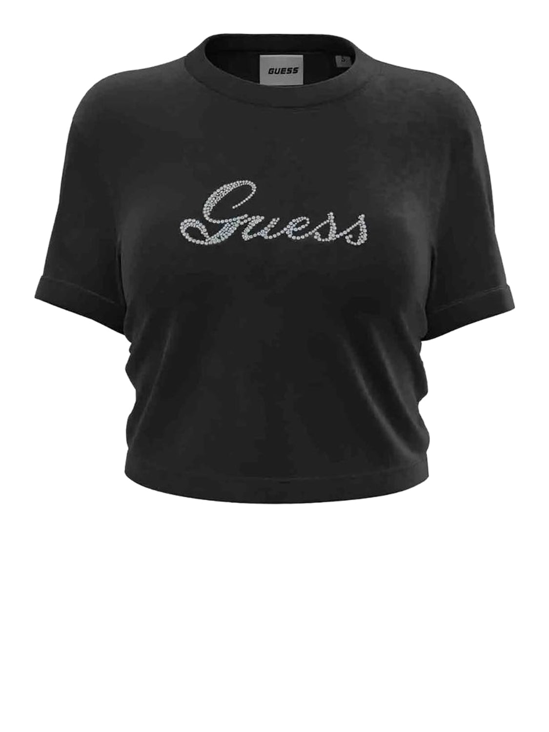 GUESS ATHLEISURE 2 USCITA T-Shirt Crop Amalia Guess - Nero Jet Black A996