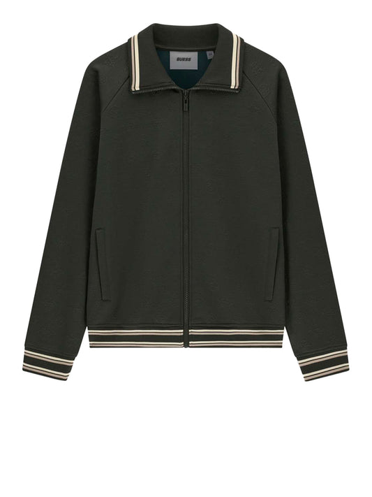 GUESS ATHLEISURE 2 USCITA Guess Felpa Wallace Verde Scuro Hunter Green