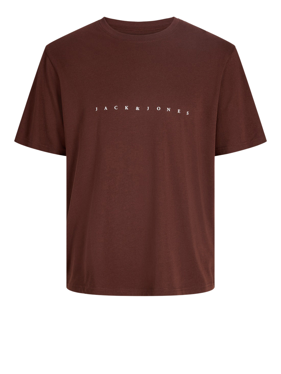 JACK&JONES ESSENTIALS T-Shirt Jack&Jones Logo Frontale Marrone Marrone