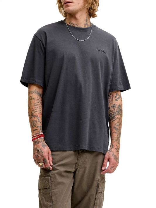 JACK&JONES ESSENTIALS Jack&Jones T-Shirt Tinta Unita Grigio GREY