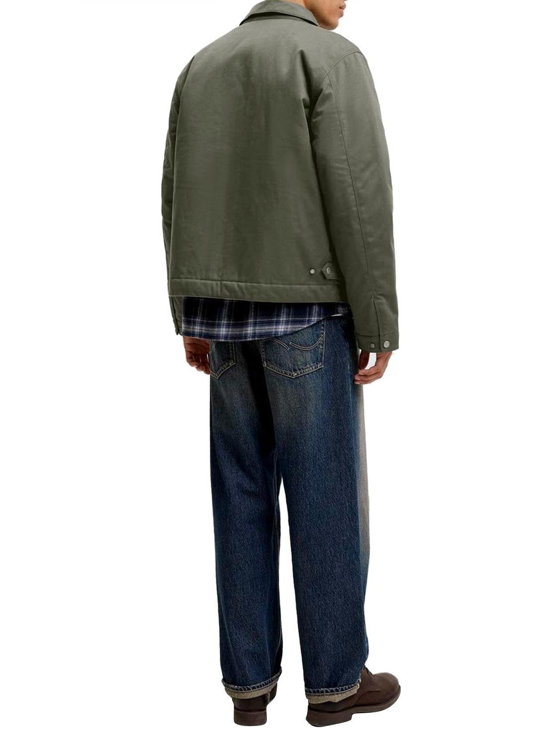 Jack&Jones Giubbotto in Twill Colton Worker Jack & Jones - Verde GREEN