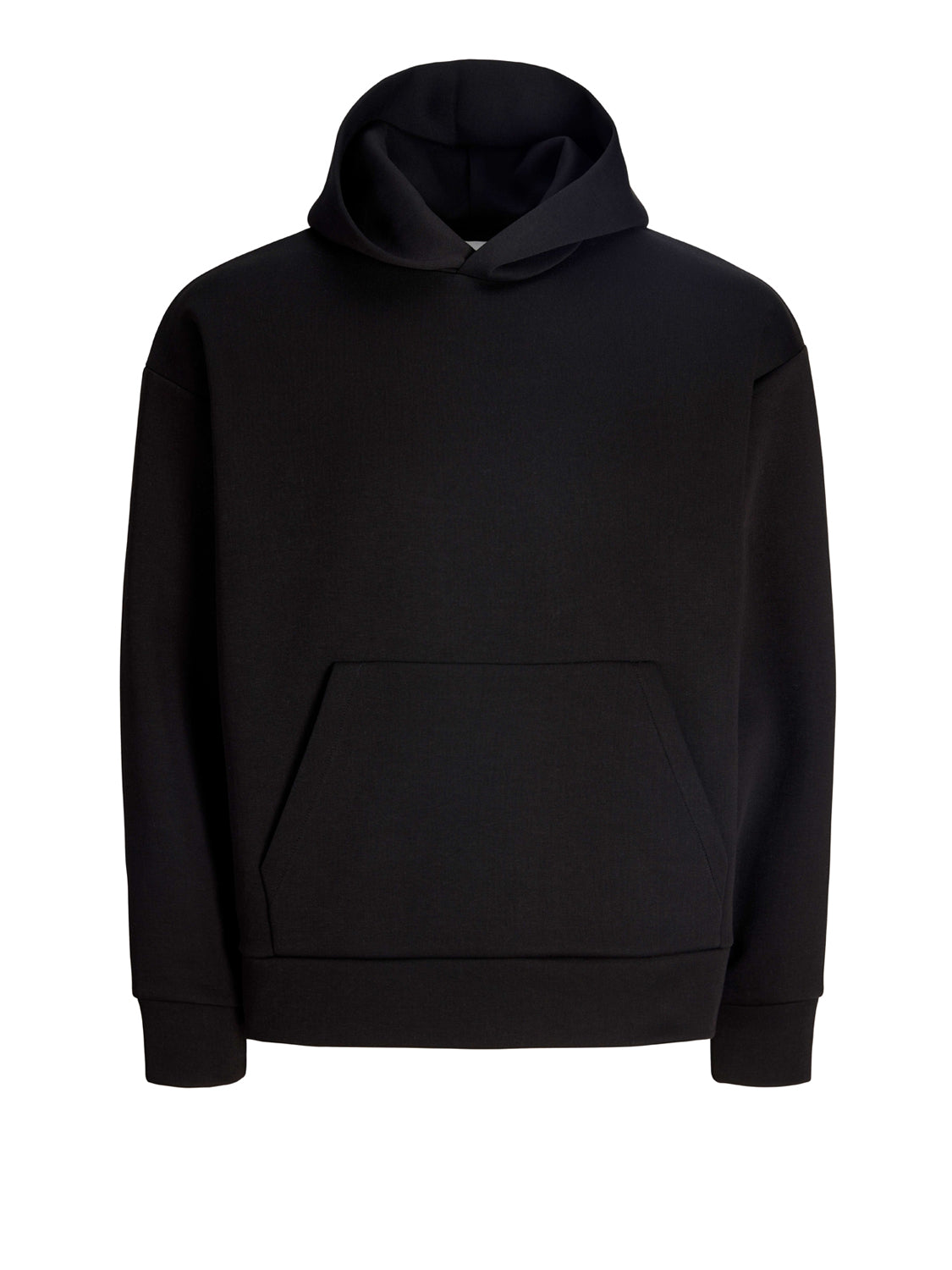 JACK&JONES ESSENTIALS Jack&Jones Felpa Tinta Unita Nero BLACK