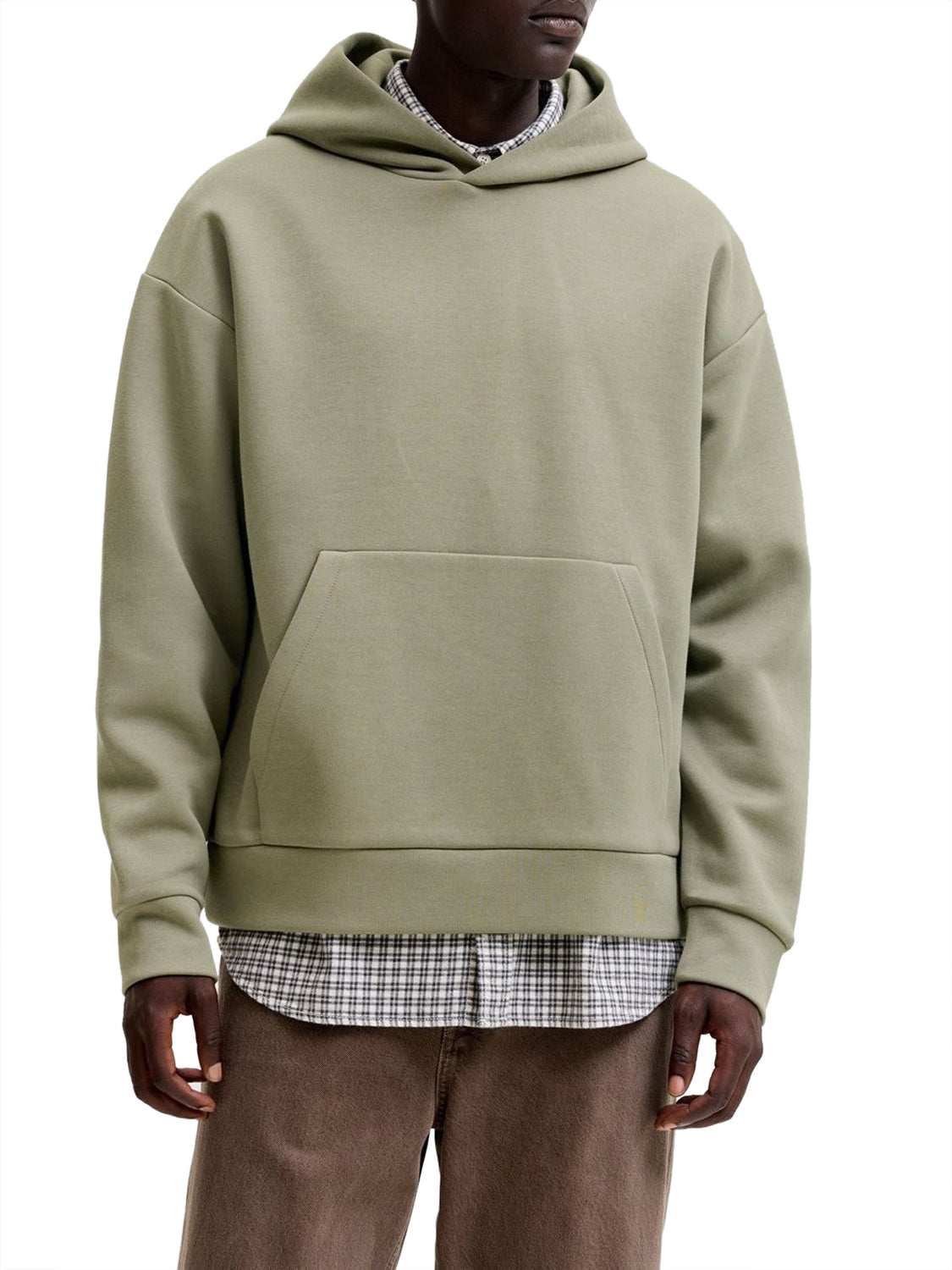 Jack&Jones Felpa con Cappuccio Barron Jack & Jones - Vetiver GREY