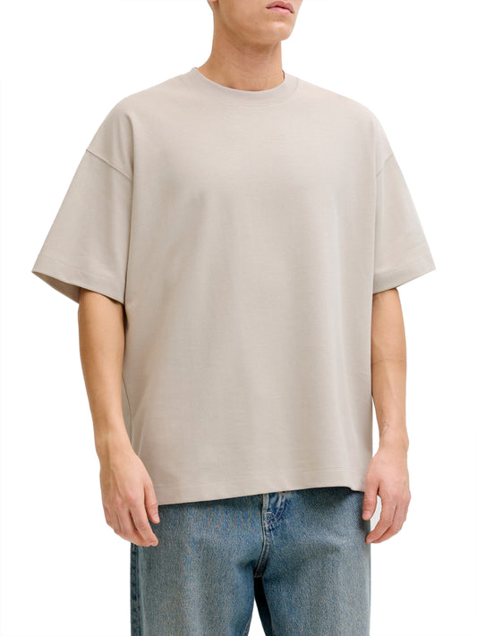 JACK&JONES ESSENTIALS Jack&Jones T-Shirt In Tinta Unita Beige Beige