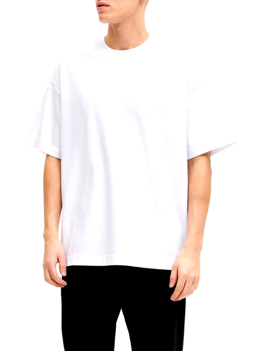 JACK&JONES ESSENTIALS Jack&Jones T-Shirt In Tinta Unita White WHITE