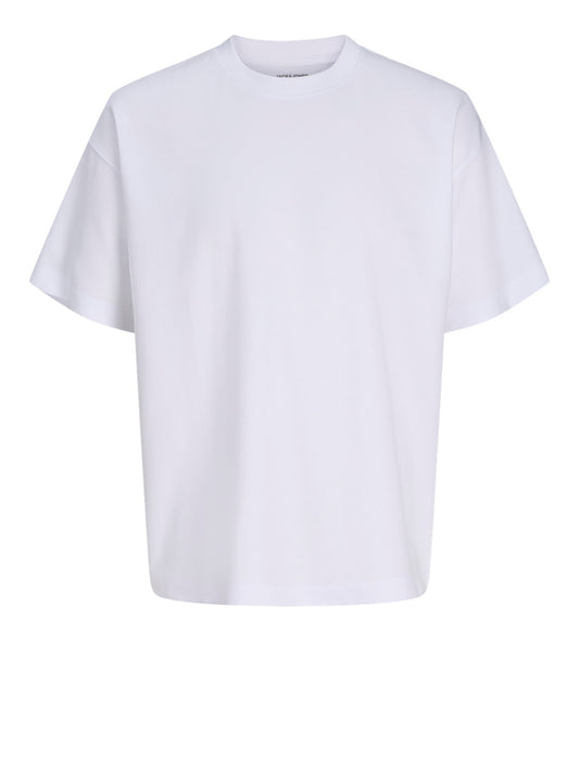 JACK&JONES ESSENTIALS Jack&Jones T-Shirt In Tinta Unita White WHITE