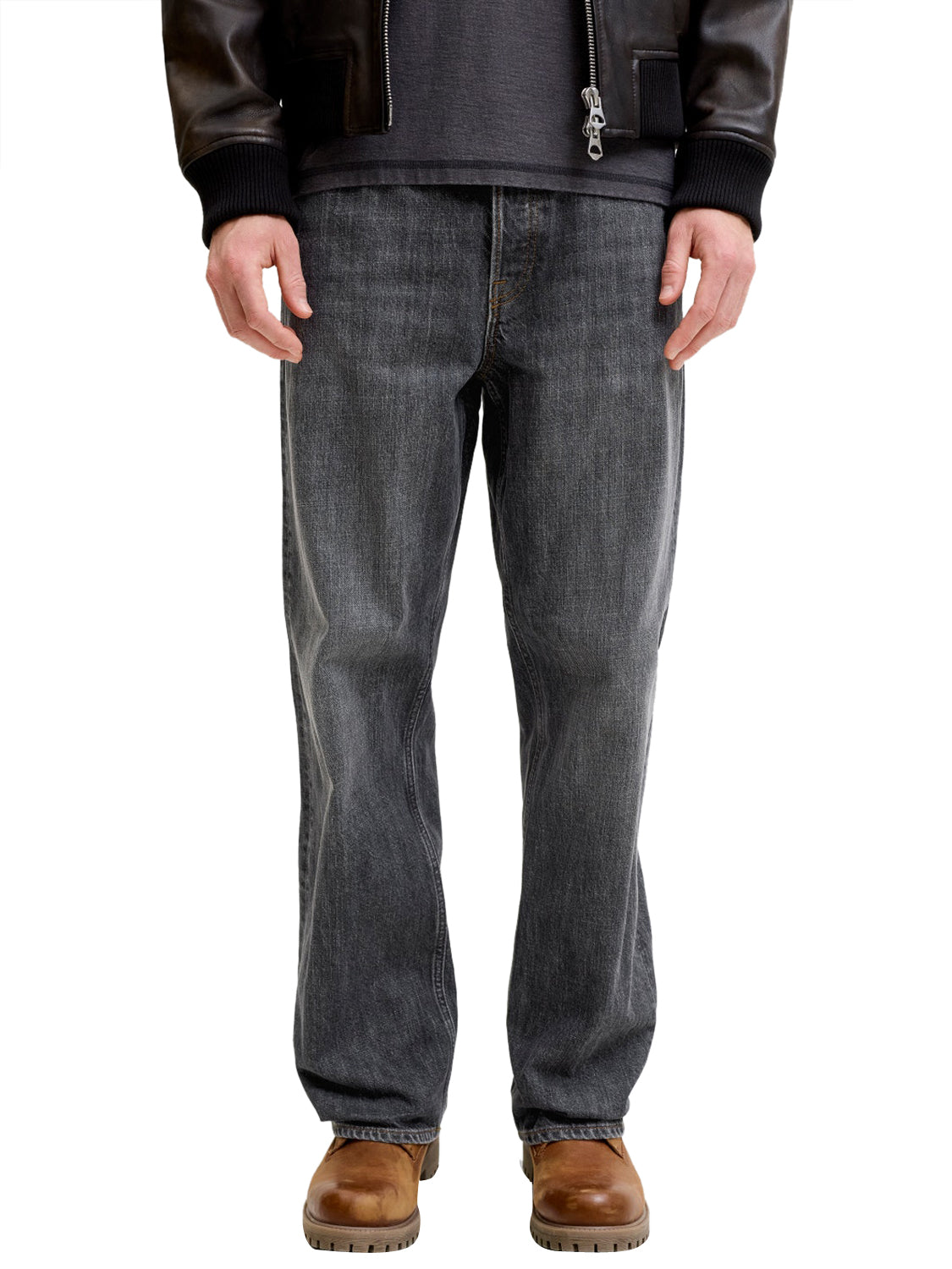 JACK&JONES ESSENTIALS Jeans Jack&Jones Sq 397 Ln Nero Denim BLACK