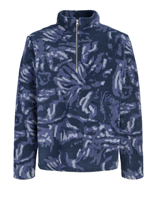 JACK&JONES MAIN 3 Jack&Jones Felpa Jorsalamanco Teddy - Blu BLUE