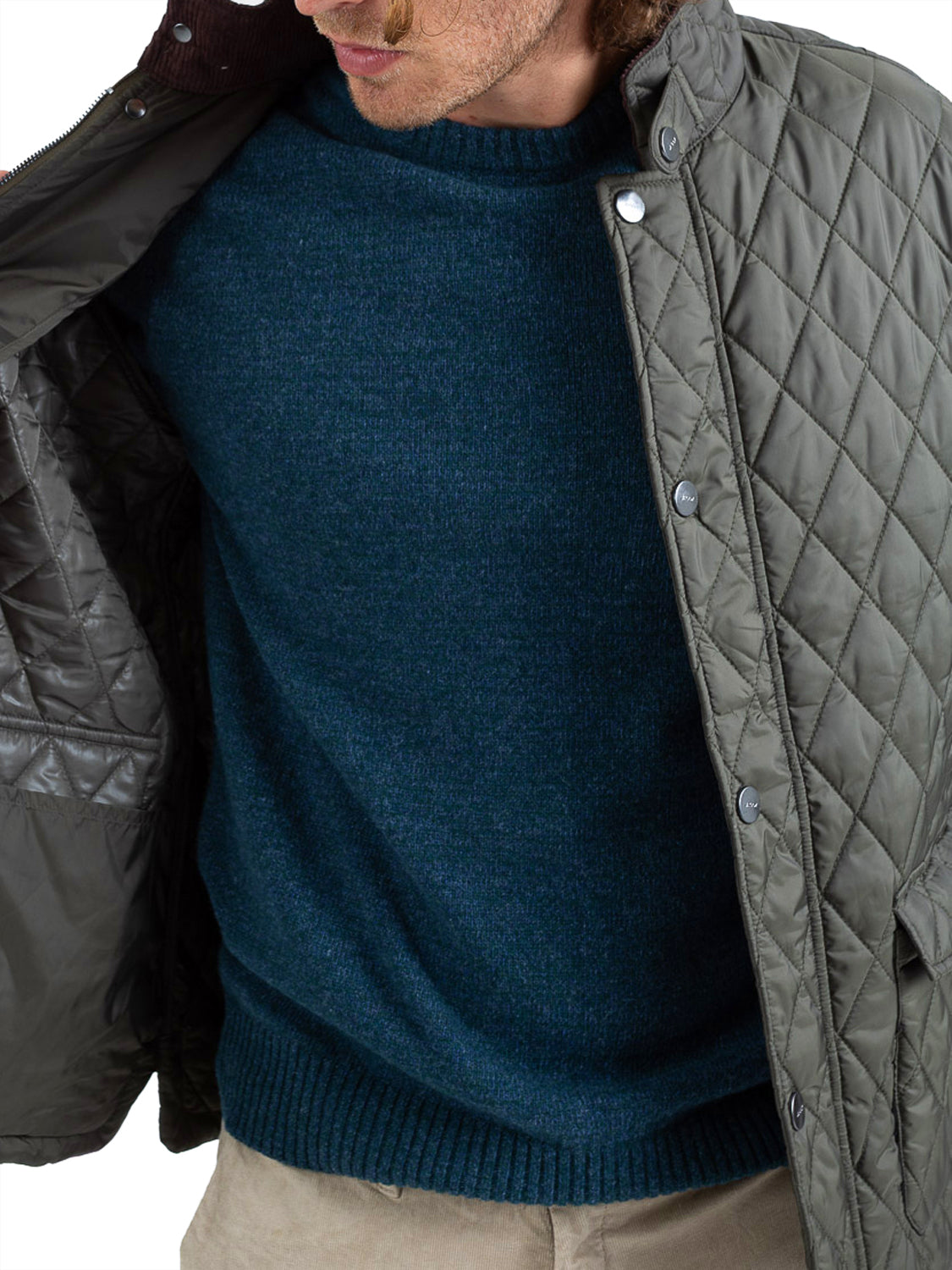 JAGGY Giacca Glenwood Jaggy - Verde Oliva Dark olive