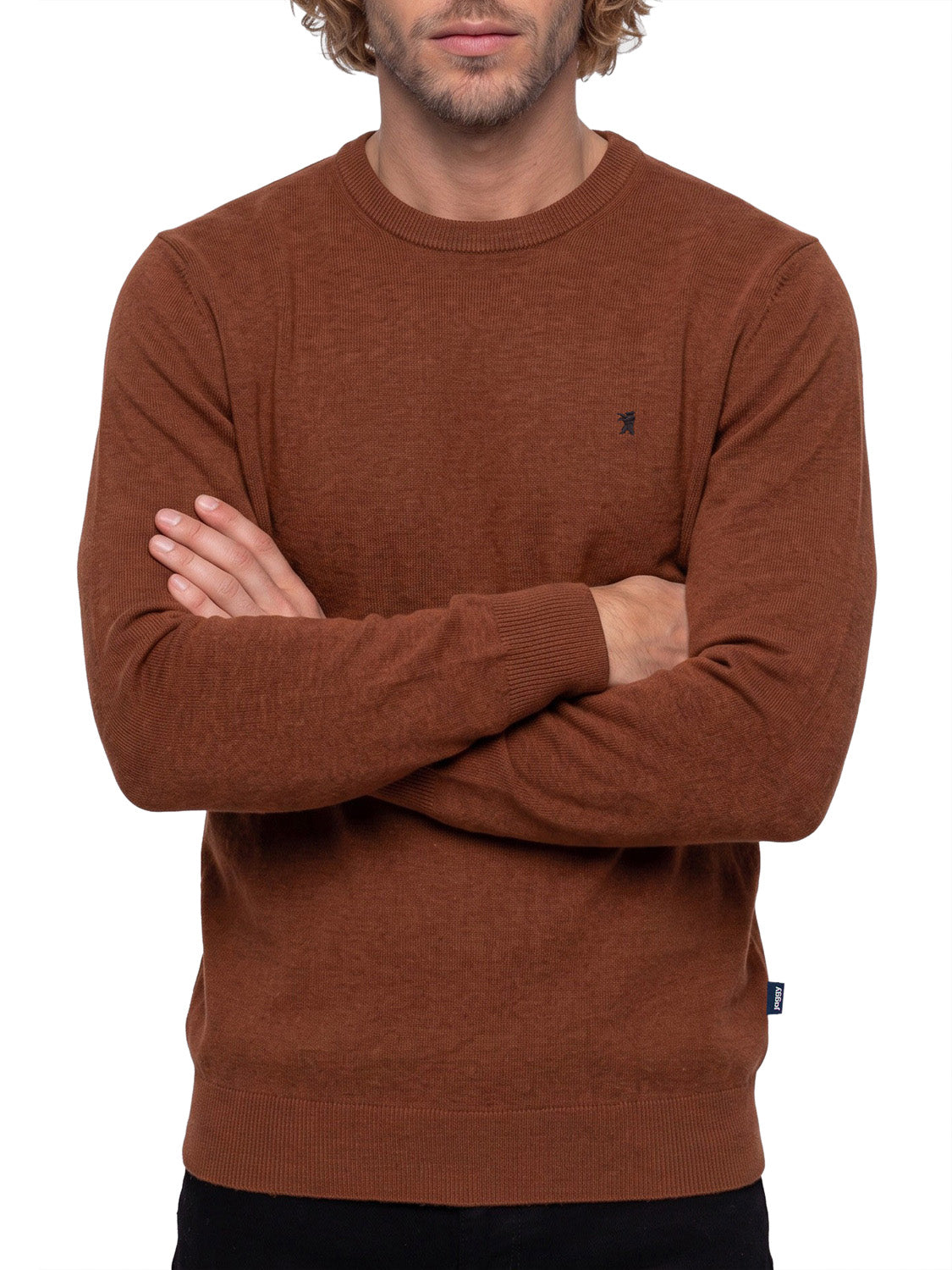 JAGGY Maglia Giro Collo LANZA Jaggy - Toffee TOFFEE