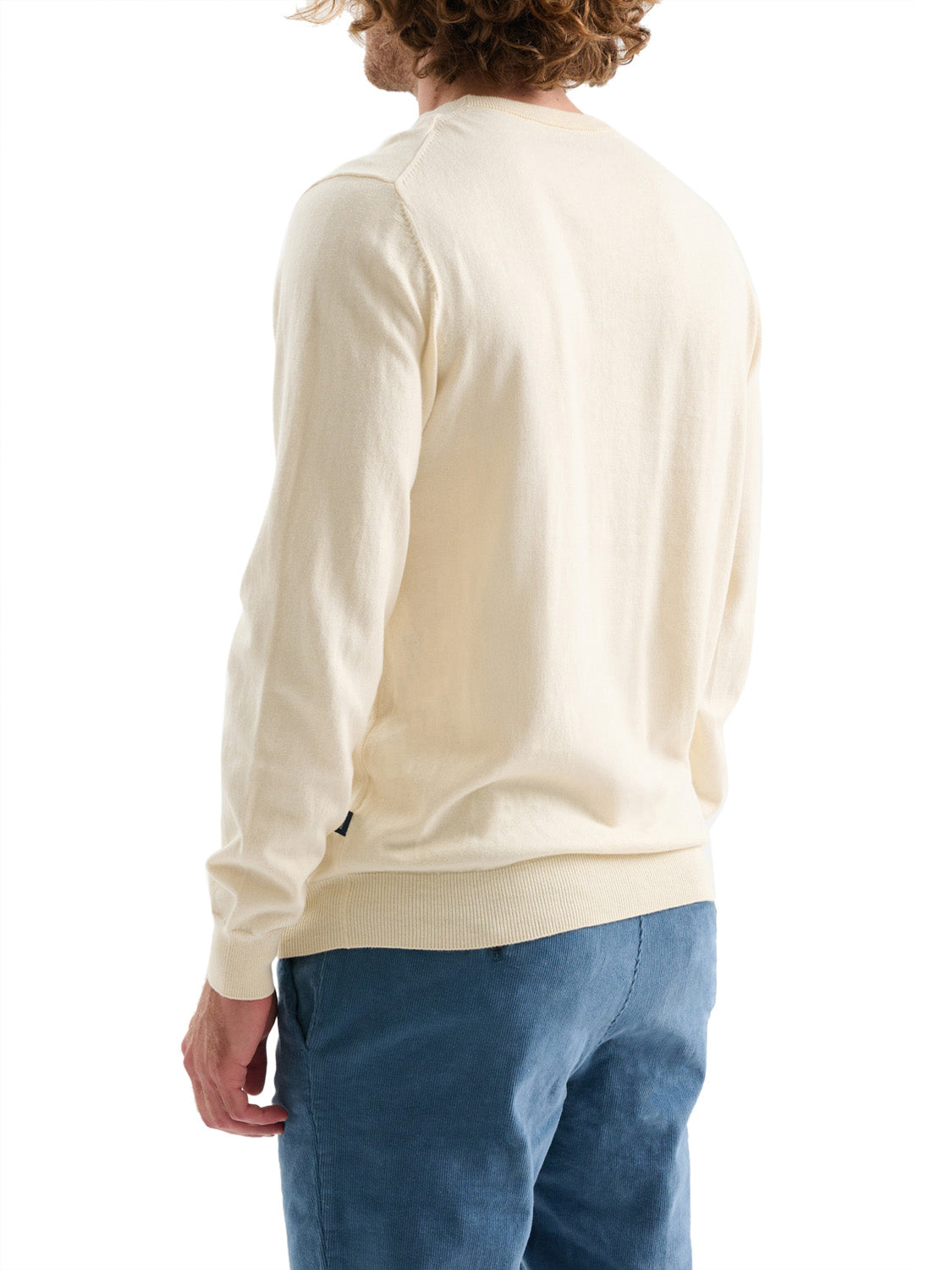 JAGGY Maglia Giro Collo LANZA Jaggy - Panna Panna