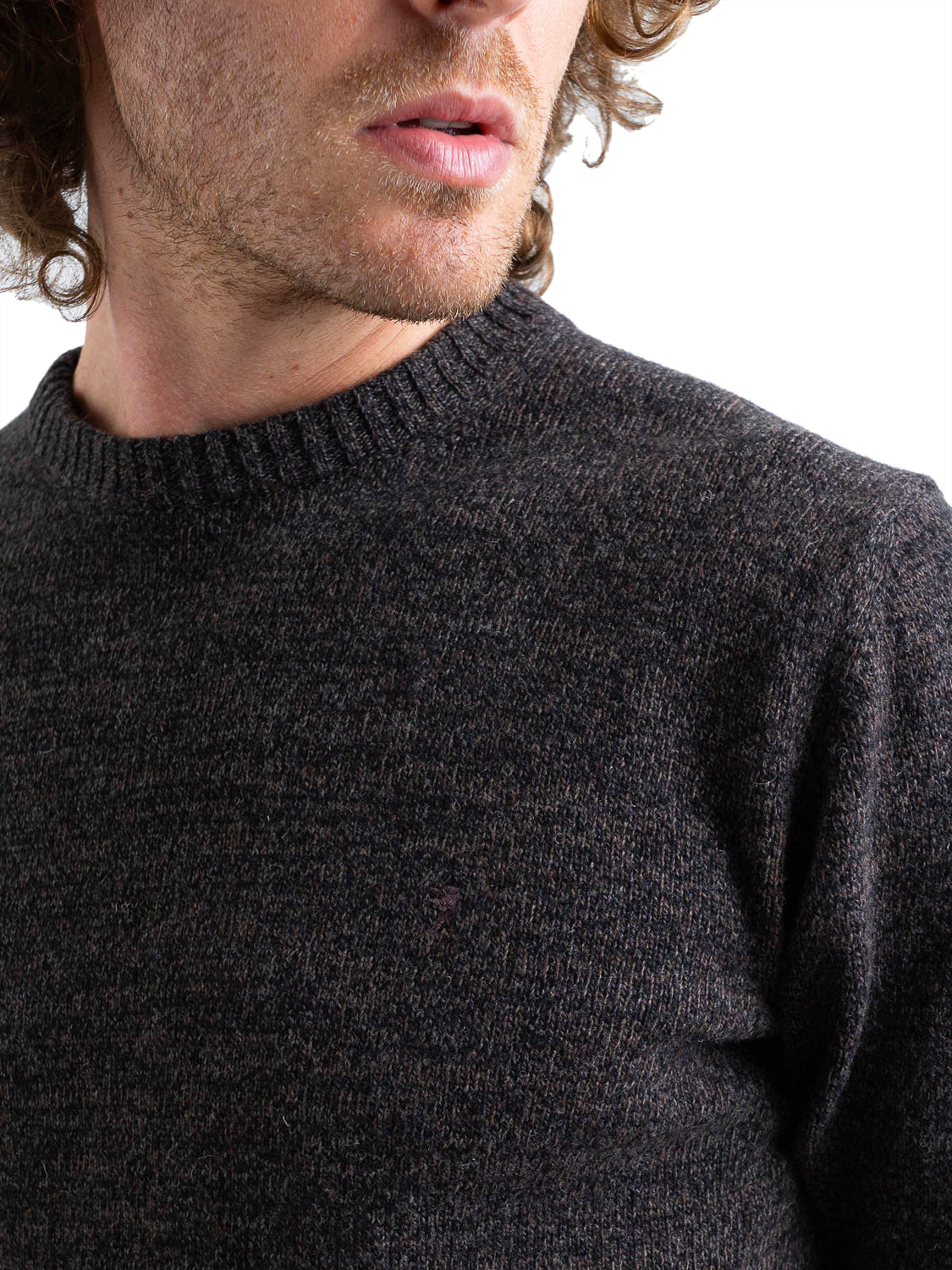 JAGGY Maglia Giro Collo Linus Jaggy - Nero Black Heart