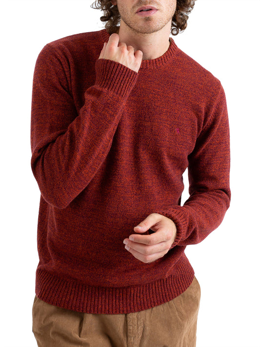 JAGGY Maglia Giro Collo LINUS Jaggy - Rosso Rosso