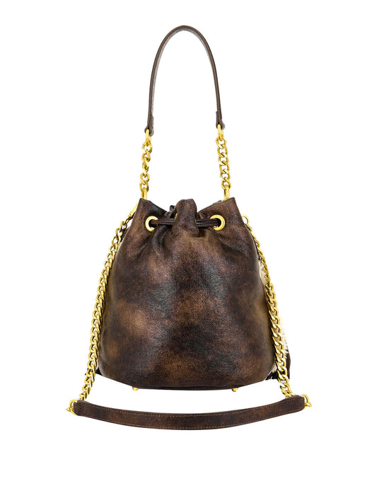 LA CARRIE Borsa Warmtouch Bucket Eco Mutton La Carrie - Marrone BROWN