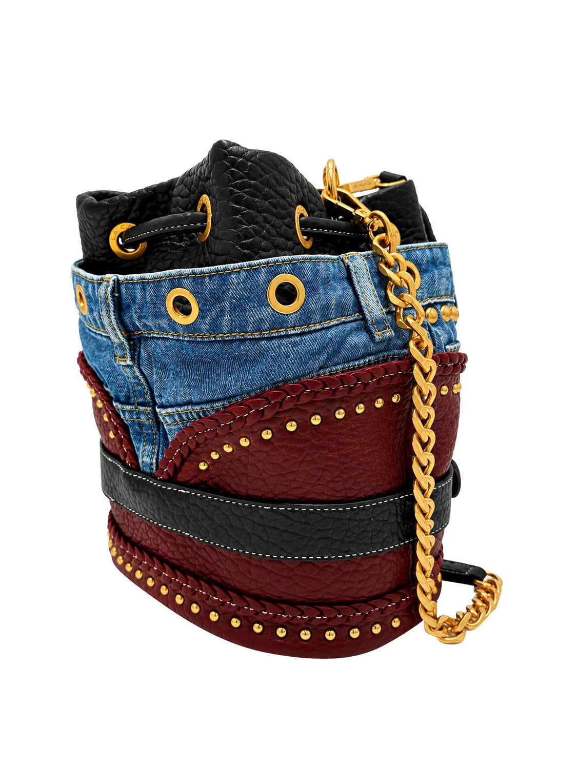 LA CARRIE Borsa Bagghy Bucket Canvas + Eco La Carrie - Cherry CHERRY