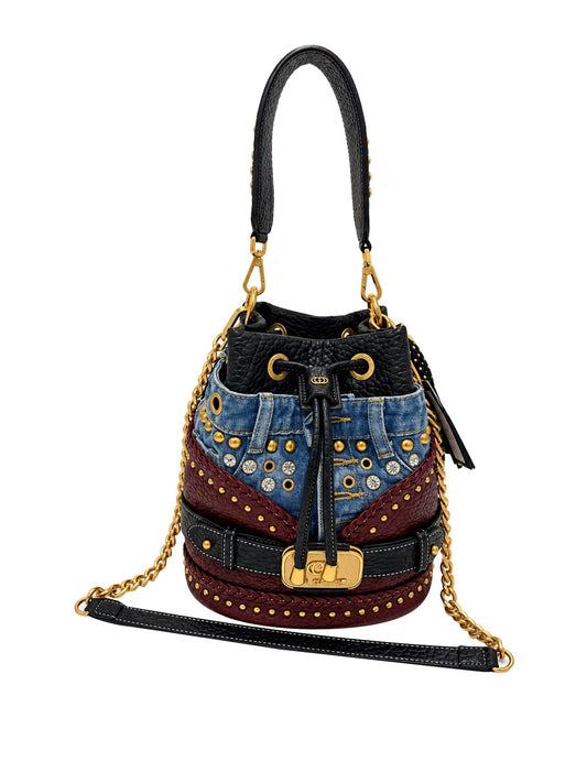 LA CARRIE Borsa Bagghy Bucket Canvas + Eco La Carrie - Cherry CHERRY