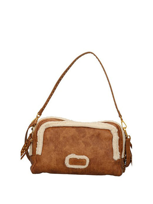 LA CARRIE Borsa Warmtouch Box Bag Eco Mutton La Carrie - Cuoio Cuoio