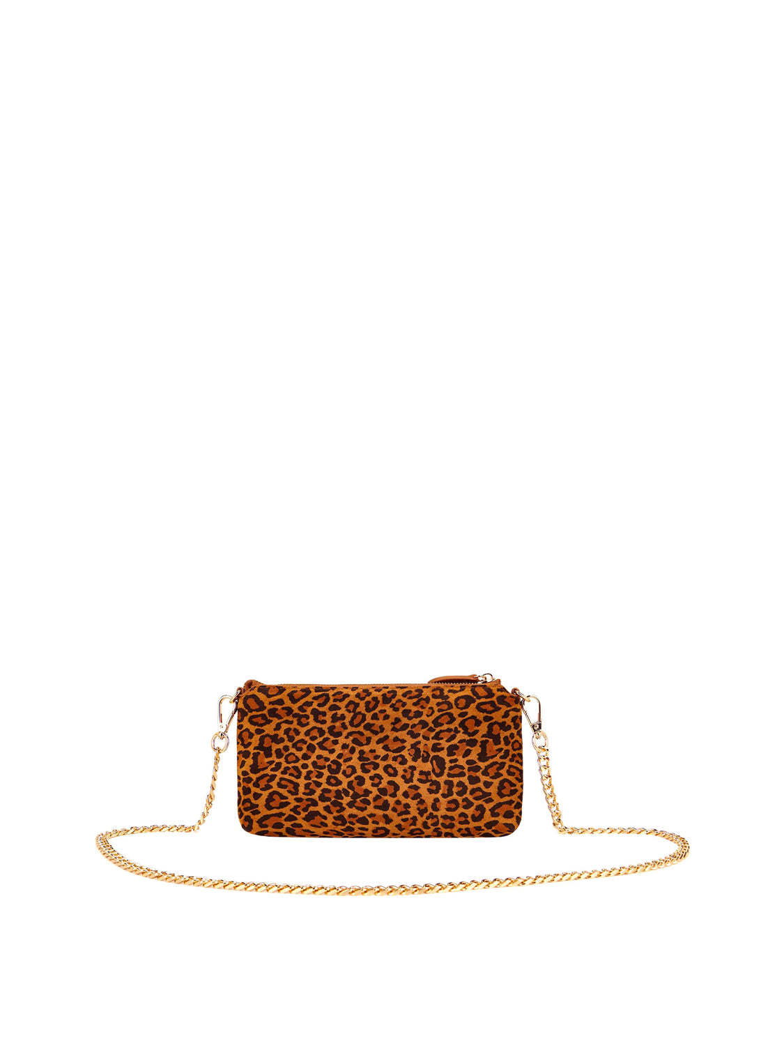 LA CARRIE La Carrie Portafoglio Lio Double Wallet Bag Suede Brown BROWN