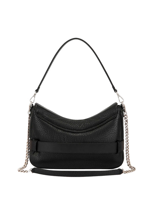 LA CARRIE Borsa Belty Baguette Bull Leather La Carrie - Nero BLACK