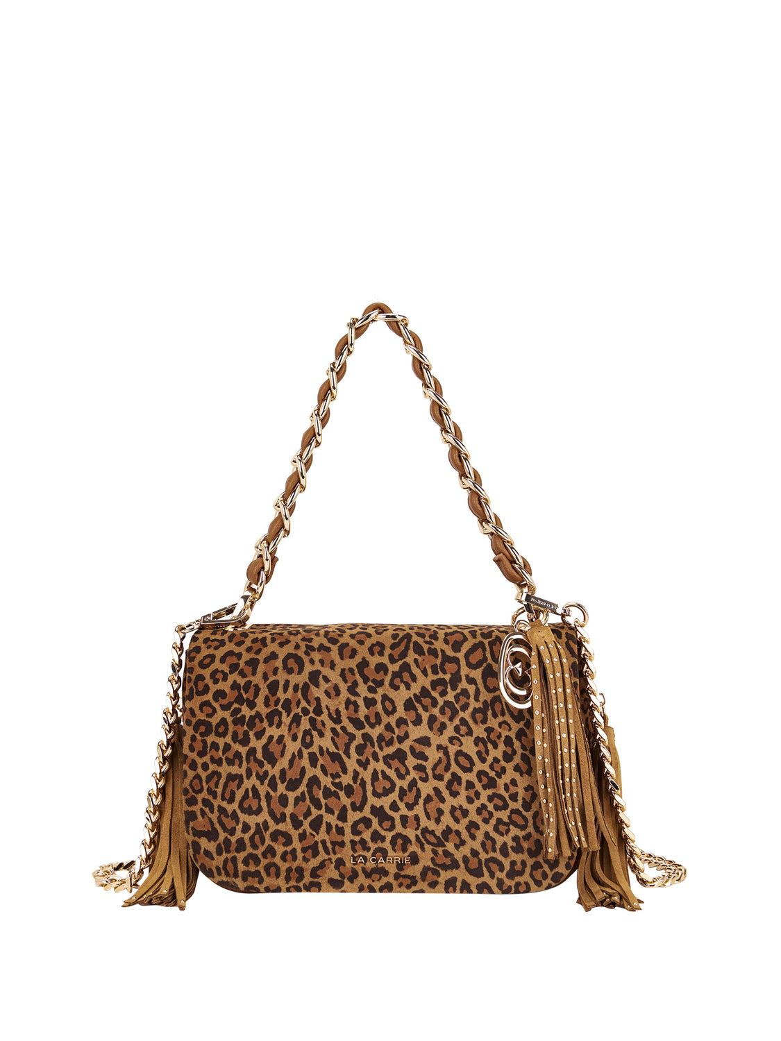 La Carrie Borsa Lio Med.Isabel Suede La Carrie - Marrone BROWN