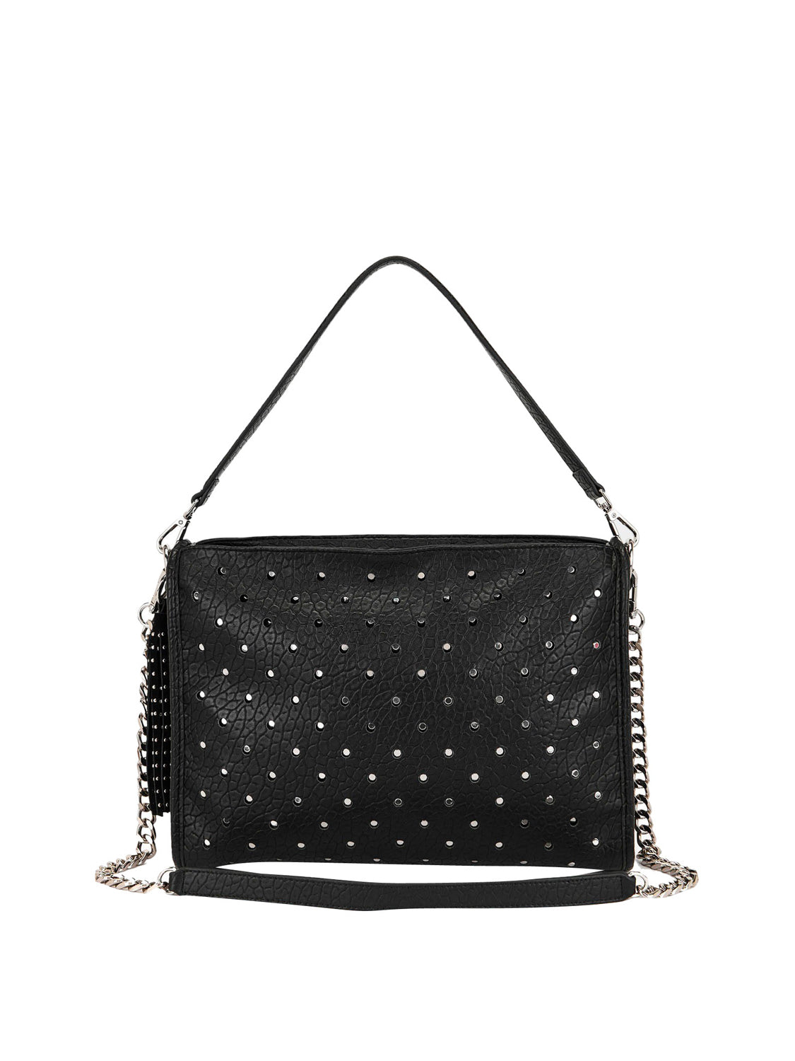 LA CARRIE Borsa Downtown Soft Shoulder Bag Bull Leather La Carrie - Nero BLACK