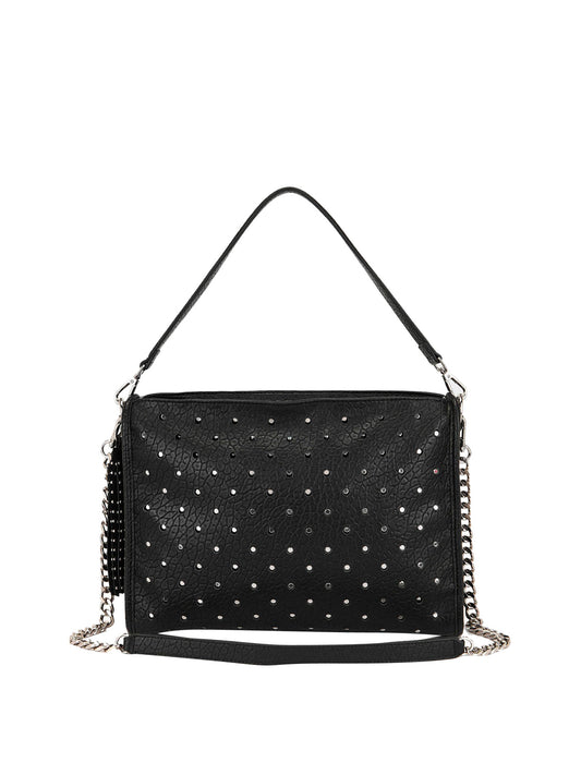 LA CARRIE Borsa Downtown Soft Shoulder Bag Bull Leather La Carrie - Nero BLACK