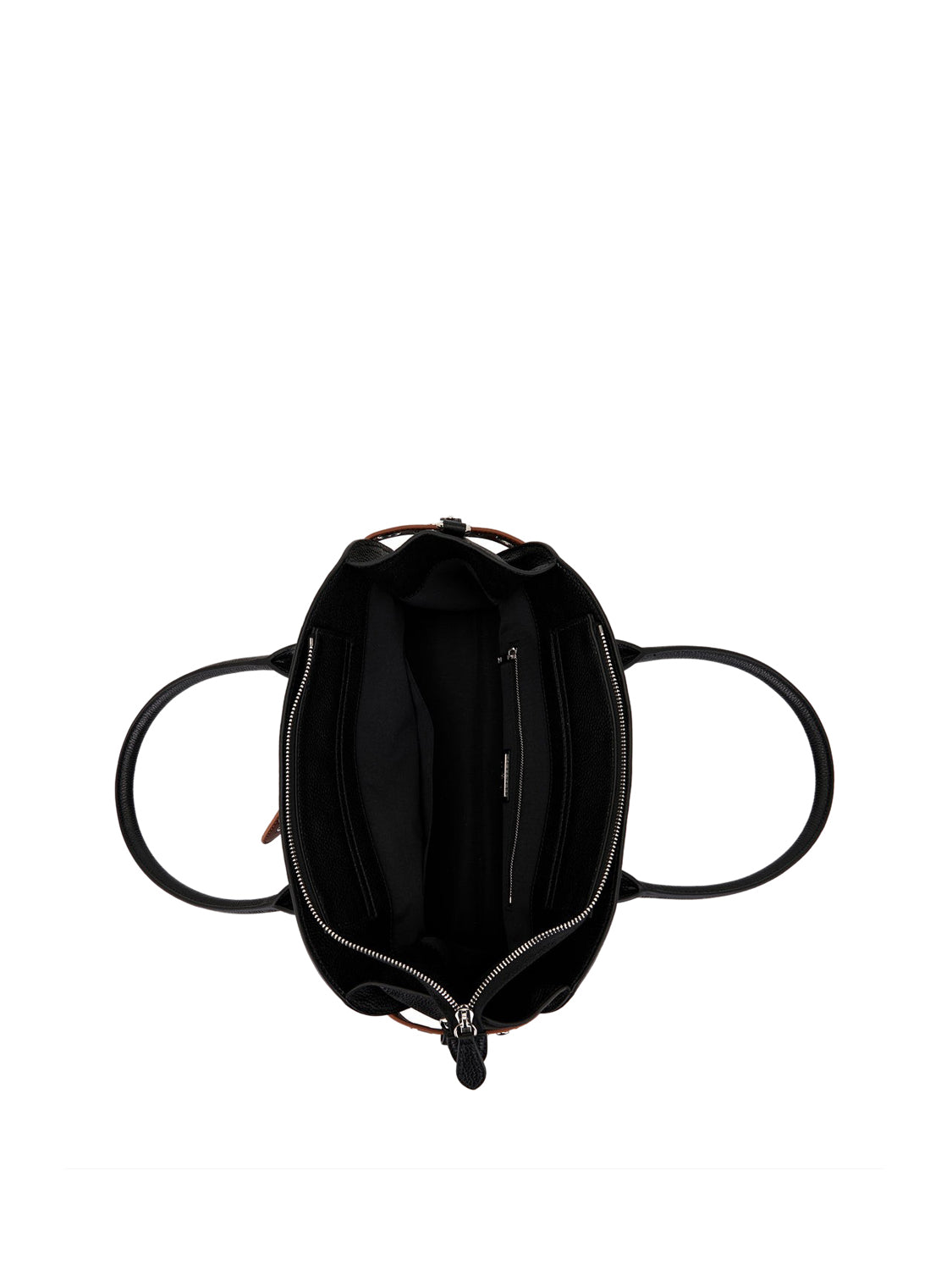 LA CARRIE Borsa Backdoor Shopper Tumbled Leather La Carrie - Nero BLACK