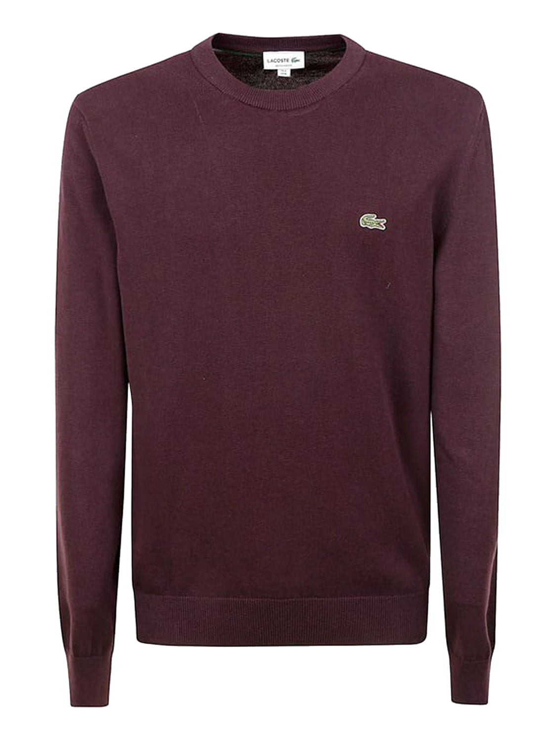 Lacoste Maglione Lacoste Logo Frontale Bordeaux Bordeau