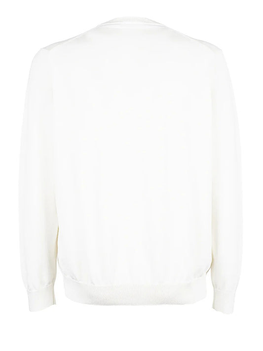LACOSTE Lacoste Maglione In Tinta Unita Bianco Bianco